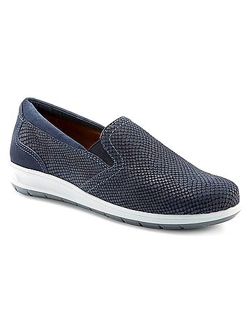 Ros Hommerson Women's Orleans Sneaker in Navy Matte Snake (view 2)