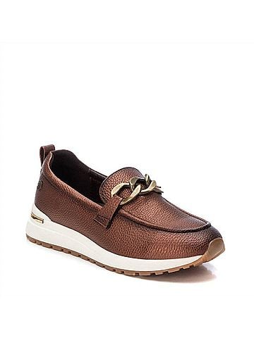 XTI Women's Mmoccasins Shoes in Bronze (view 2)