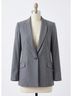 Line & Dot Gray Bobbie Blazer in Grey Size M - photo 1