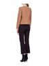 Jade Solid Brown Cinched Waist Button Jacket in Camel Size M - photo 4