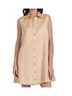 Elan Brown Collared Dress in Khaki Size S - photo 2