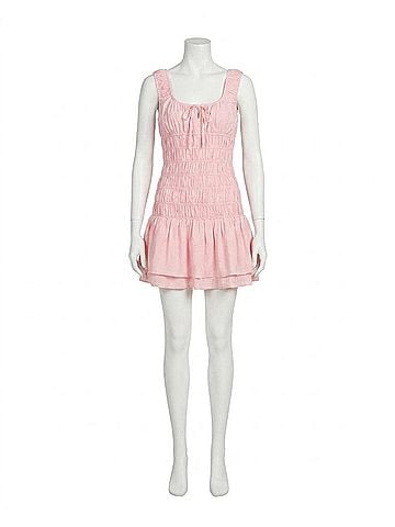 Nia Lirio Mini Dress in Blush (view 1)