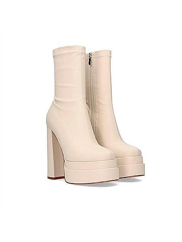 exe Women's High Block Heeled Platform Bootie (view 2)