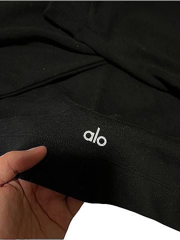 Alo Yoga Cropped Hoodie Long Sleeve T-Shirt (view 2)