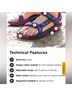 Teva Graphic Tropical Black Blue Sandals Size 10 - photo 10