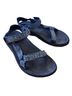 Teva Graphic Tropical Black Blue Sandals Size 10 - photo 1