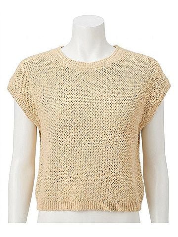Blu Pepper Wyatt Knit Sweater Top in Khaki (view 1)