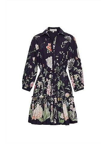 Cara Cara Women's Robin Mini Dress in Navy (view 2)