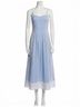 SIMKHAI Stripes Blue Chamberlain Dress in Periwinkle Multi Stripe Size 0 - photo 1