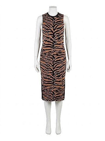 Emily McCarthy Simone Sweater Dress in Tiger (view 1)
