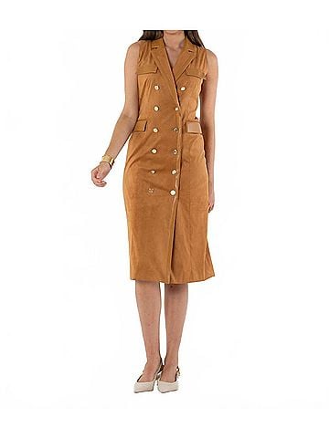 Emily McCarthy Kelly Dress in Brown Sugar (view 2)