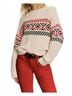 Sanctuary Brown Send It Sweater in Chalk Multi Size L - photo 2