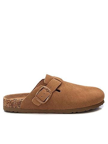 XTI Women's Refresh Suede Clog in Camel (view 1)