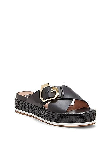 Louise Et Cie Cassia Platform Sandals in Black (view 1)