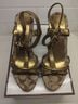 Coach Print Gold Heels Size 7 - photo 4