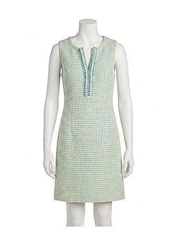 Lilly Pulitzer Aria Boucle Shift Dress in Capri Blue Fantasy (view 1)