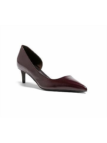Khaite Women's Jett D'orsay 45 Pumps in Bordeaux (view 1)