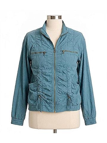XCVI Amis Cinchable Bomber Jacket in Dark Knight (view 1)