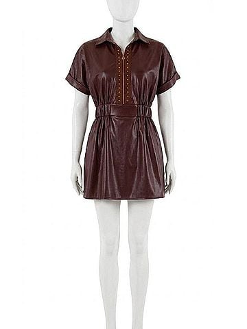 Emily McCarthy Pullover Dress in Bitter Chocolate (view 1)