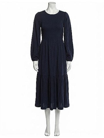 NATION LTD Willow Peasant Dress in Night Horizon (view 1)