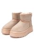 XTI Brown Women's Winter Suede Booties Size 7 - photo 4
