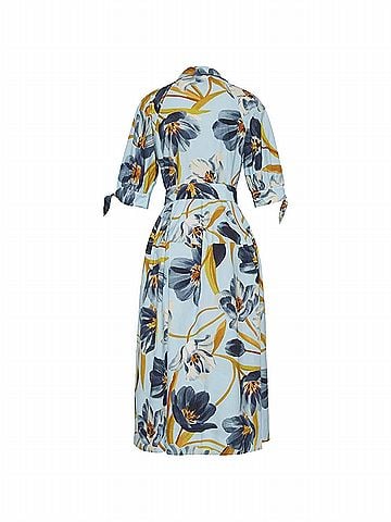 Cara Cara Women's Caro Midi Dress in Blue (view 2)