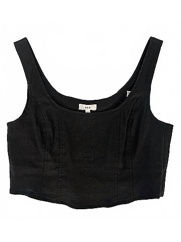 A.L.C. Women's Isabel Top in Black (view 1)
