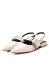 XTI Brown Women's Slingback Flat Shoes Size 6 - photo 4