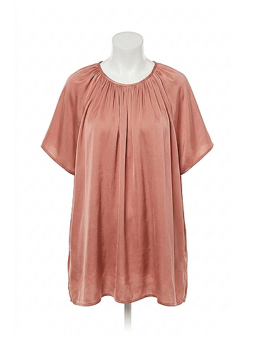 Hatch Cecilia Short Sleeves Top in Terracotta/Pink (view 1)