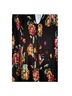 Ninety 100% Polyester Floral Black Multi Color Sleeveless Top Size L - photo 6
