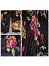 Ninety 100% Polyester Floral Black Multi Color Sleeveless Top Size L - photo 7