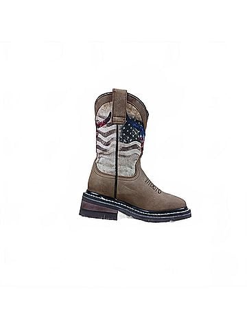 Roper Kids American Bull Square Toe Boots (view 1)