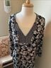 Max Studio Floral Black White Casual Dress Size XL - photo 4