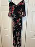 City Chic Floral Black Pink Jumpsuit Size 16 - photo 5