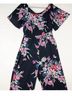 City Chic Floral Black Pink Jumpsuit Size 16 - photo 12