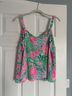 Lilly Pulitzer Floral Multi Color Sleeveless Blouse Size M - photo 3