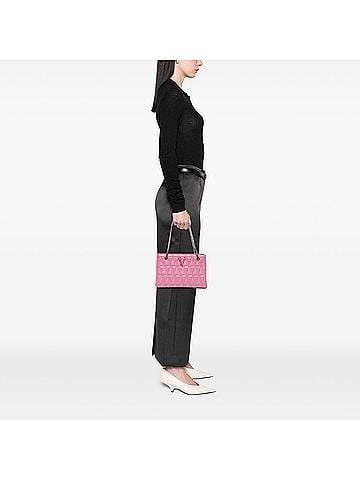 Versace Quilted Leather Virtus Tote (view 2)
