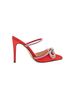 Azalea Wang Solid Red Heels Size 6 1/2 - photo 2