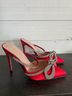 Azalea Wang Solid Red Heels Size 6 1/2 - photo 7