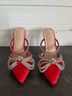 Azalea Wang Solid Red Heels Size 6 1/2 - photo 14