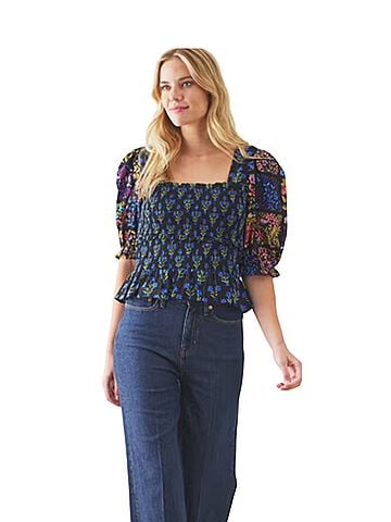 Printfresh Short Sleeve Blouse (view 1)