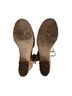 Tory Burch 100% Leather Silver Sandals Size 6 - photo 9