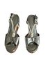 Tory Burch 100% Leather Silver Sandals Size 6 - photo 11