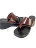 Bass 100% Leather Brown Sandals Size 6 - photo 1