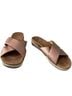 Ugg 100% Leather Tan Brown Sandals Size 7 - photo 1