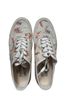 Maison Kitsuné 100% Canvas Animal Print White Orange Sneakers Size EU 40 - photo 1