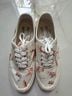 Maison Kitsuné 100% Canvas Animal Print White Orange Sneakers Size EU 40 - photo 6