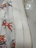Maison Kitsuné 100% Canvas Animal Print White Orange Sneakers Size EU 40 - photo 15