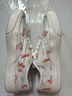 Maison Kitsuné 100% Canvas Animal Print White Orange Sneakers Size EU 40 - photo 4