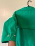 Feifan 100% Crepe Green Jacket Size M - photo 6